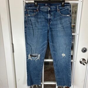 GAP Women's Girlfriend Blue Jeans Size 12/31